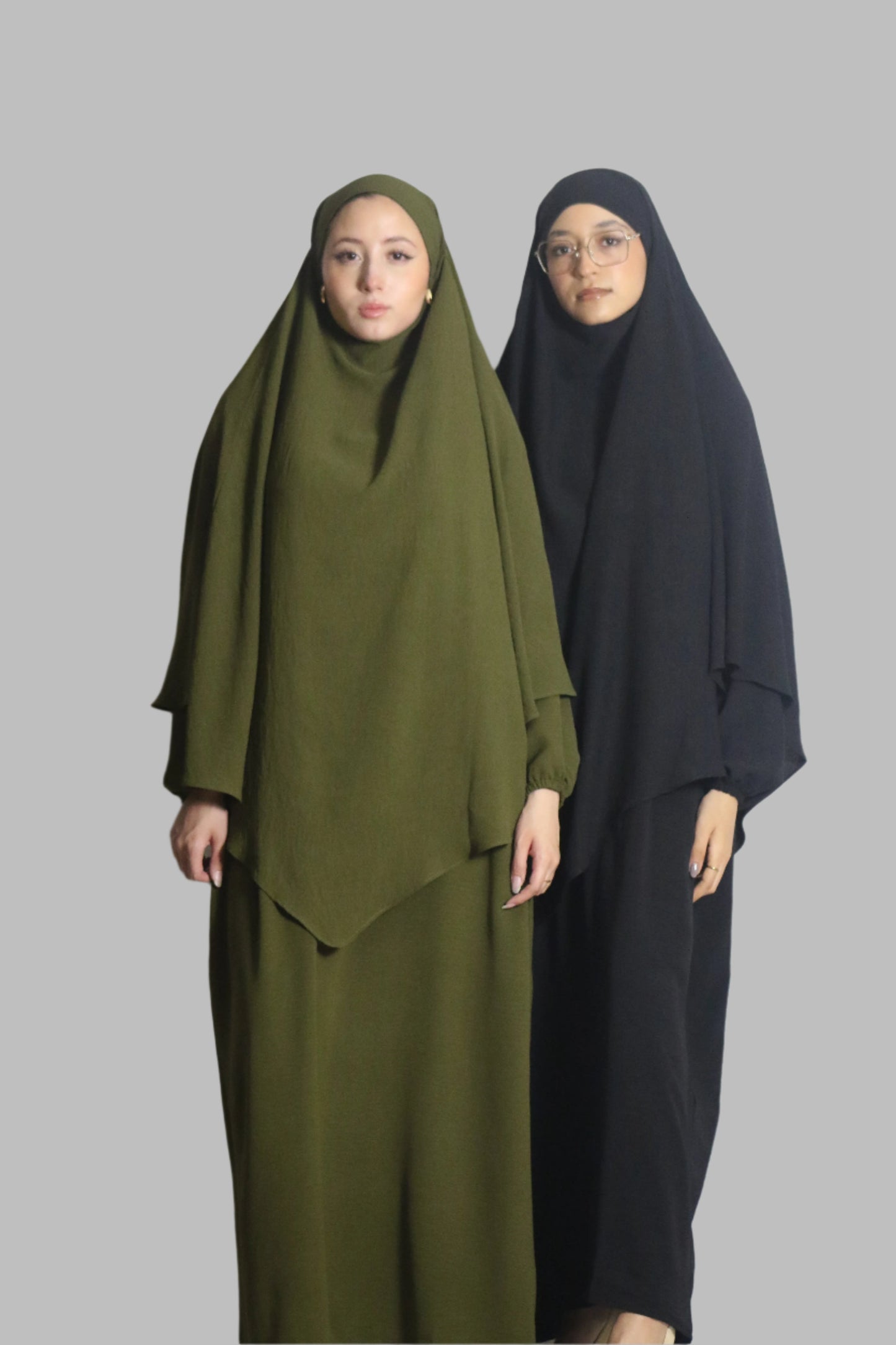 Graceful 2-Piece Khimar Set