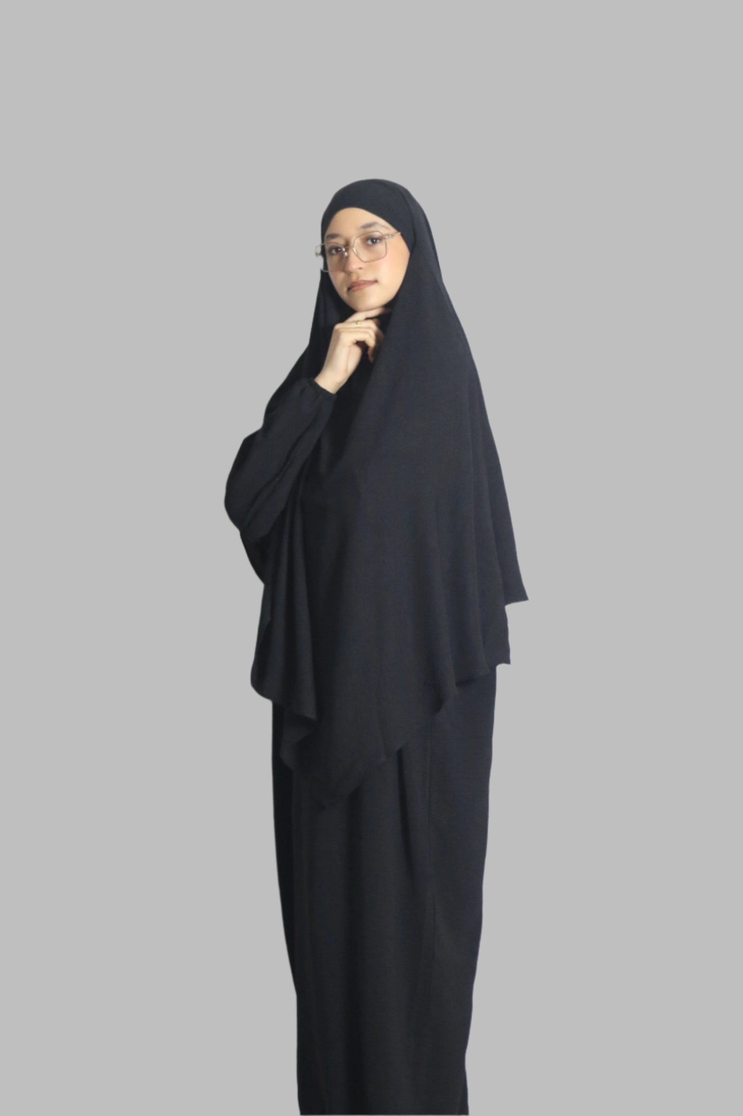 Graceful 2-Piece Khimar Set