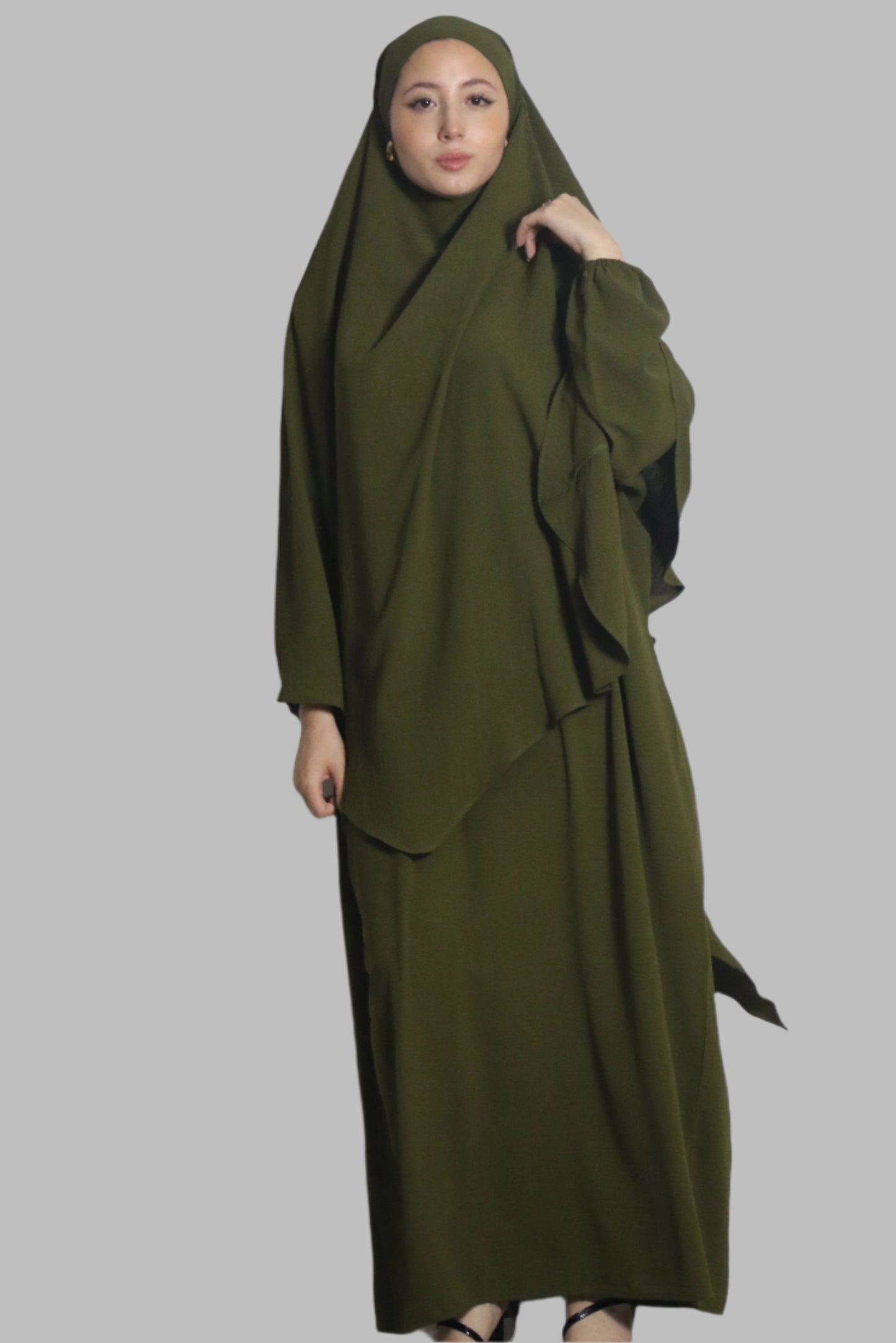 Graceful 2-Piece Khimar Set