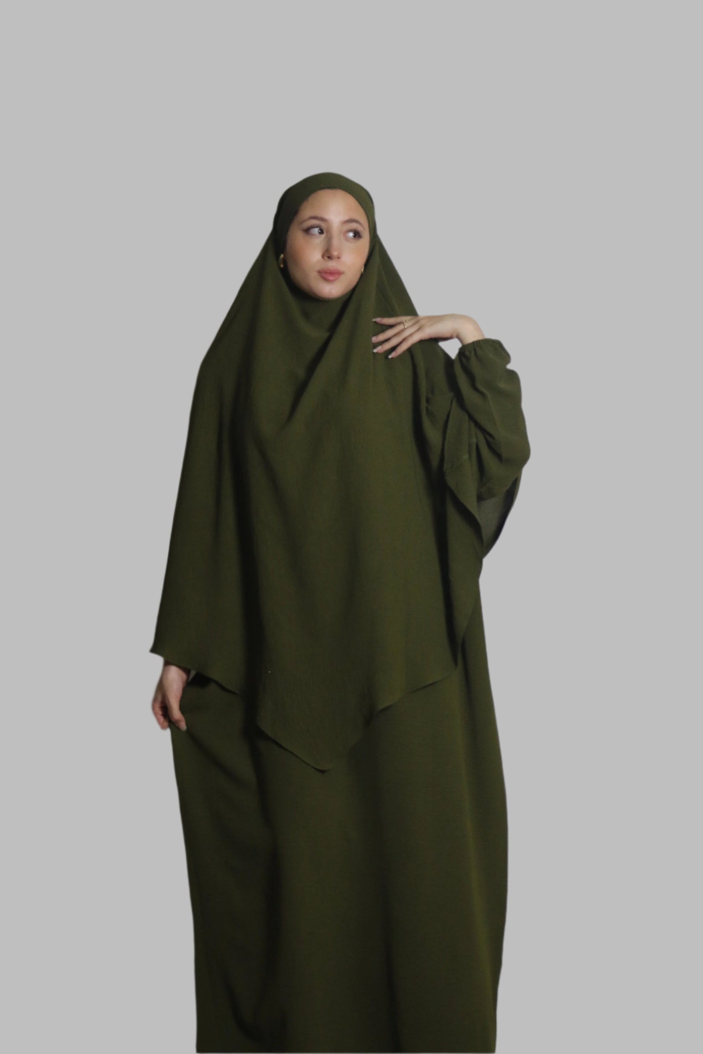 Graceful 2-Piece Khimar Set