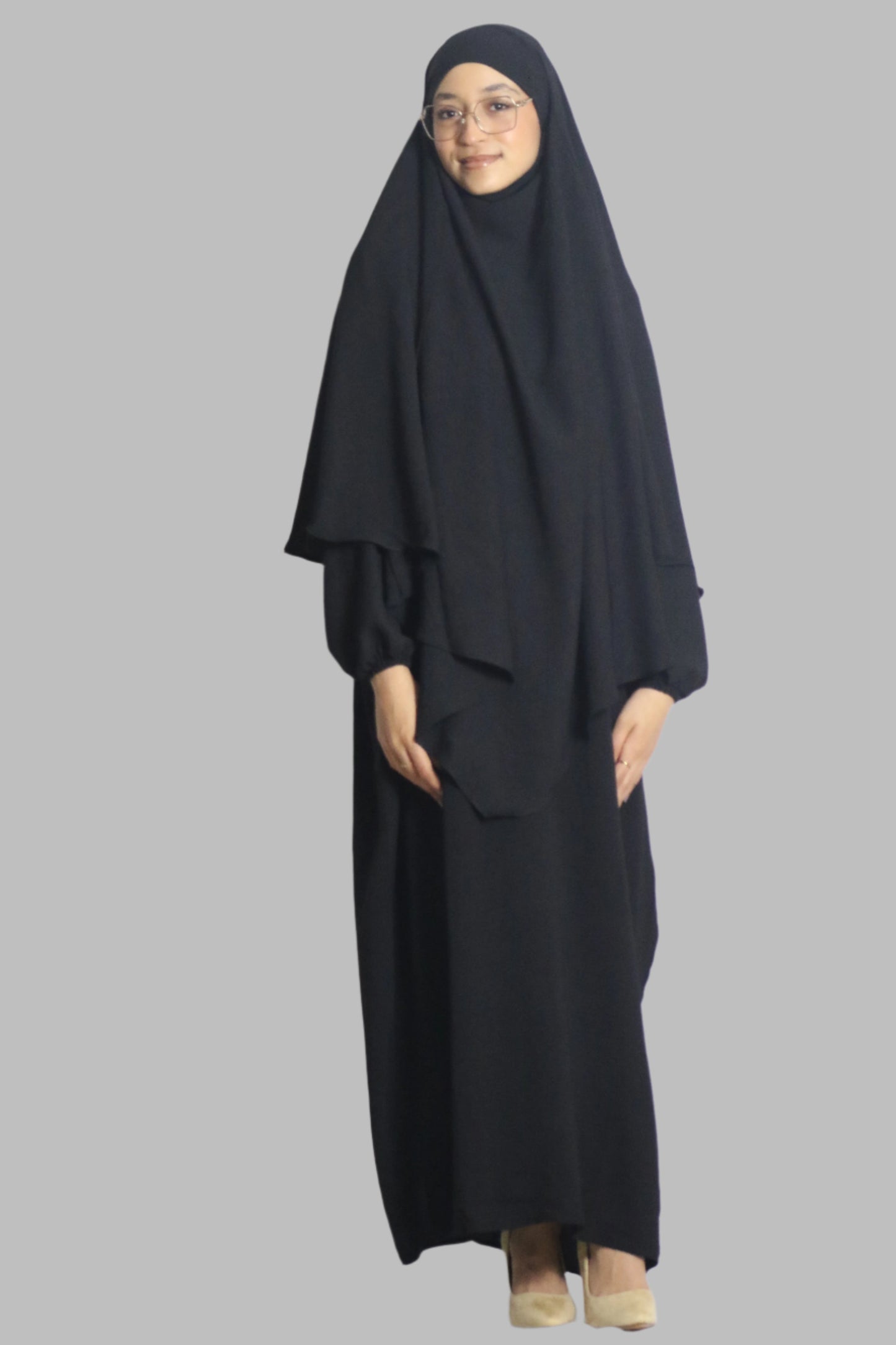 Graceful 2-Piece Khimar Set