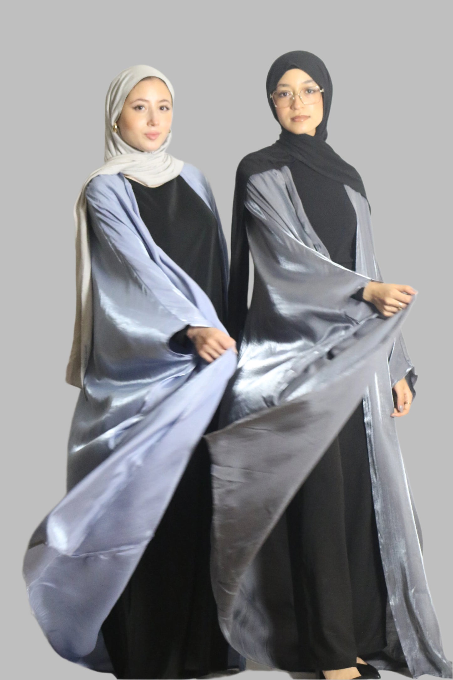 Shimmering Kimono Cape