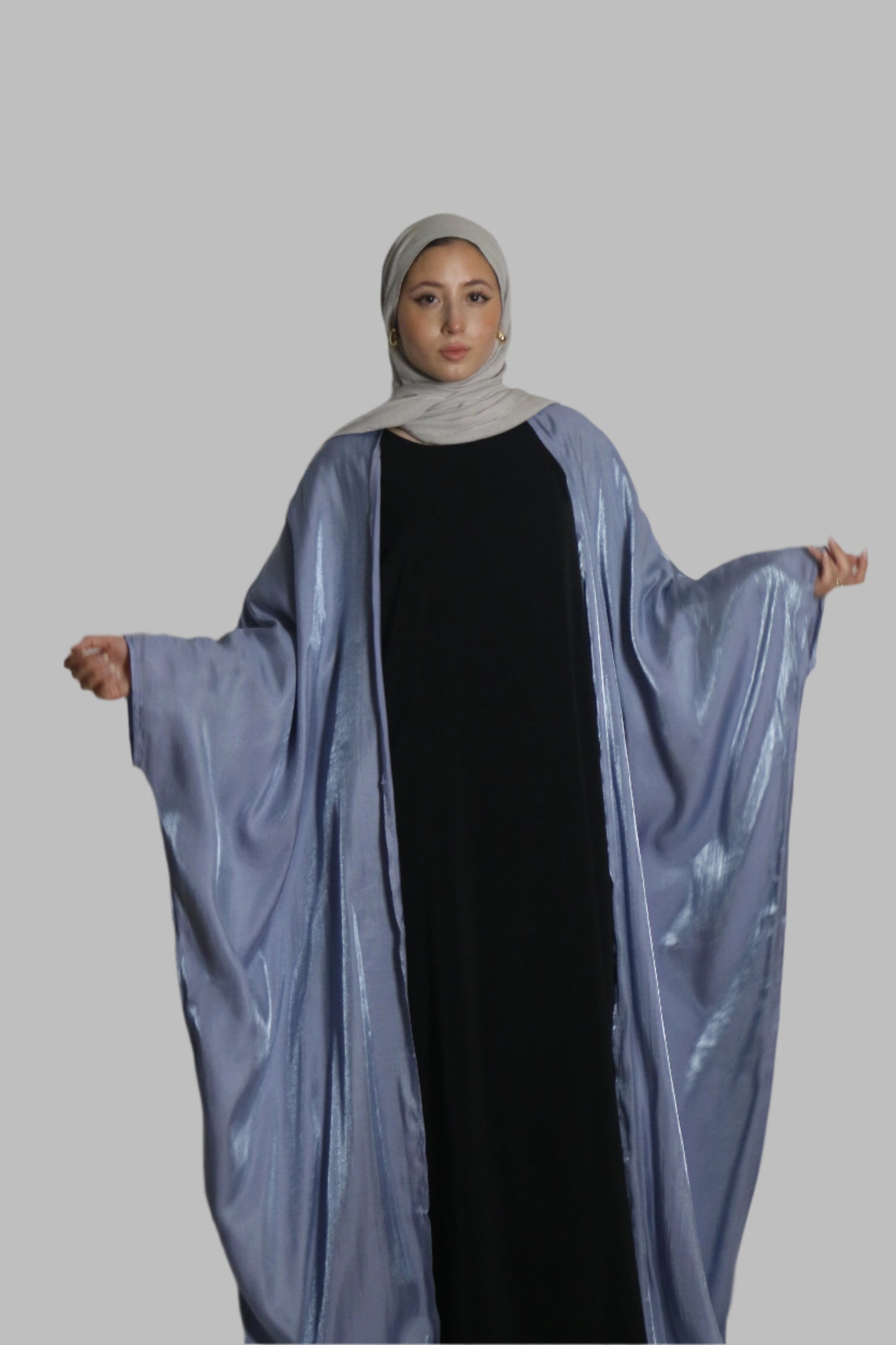 Shimmering Kimono Cape