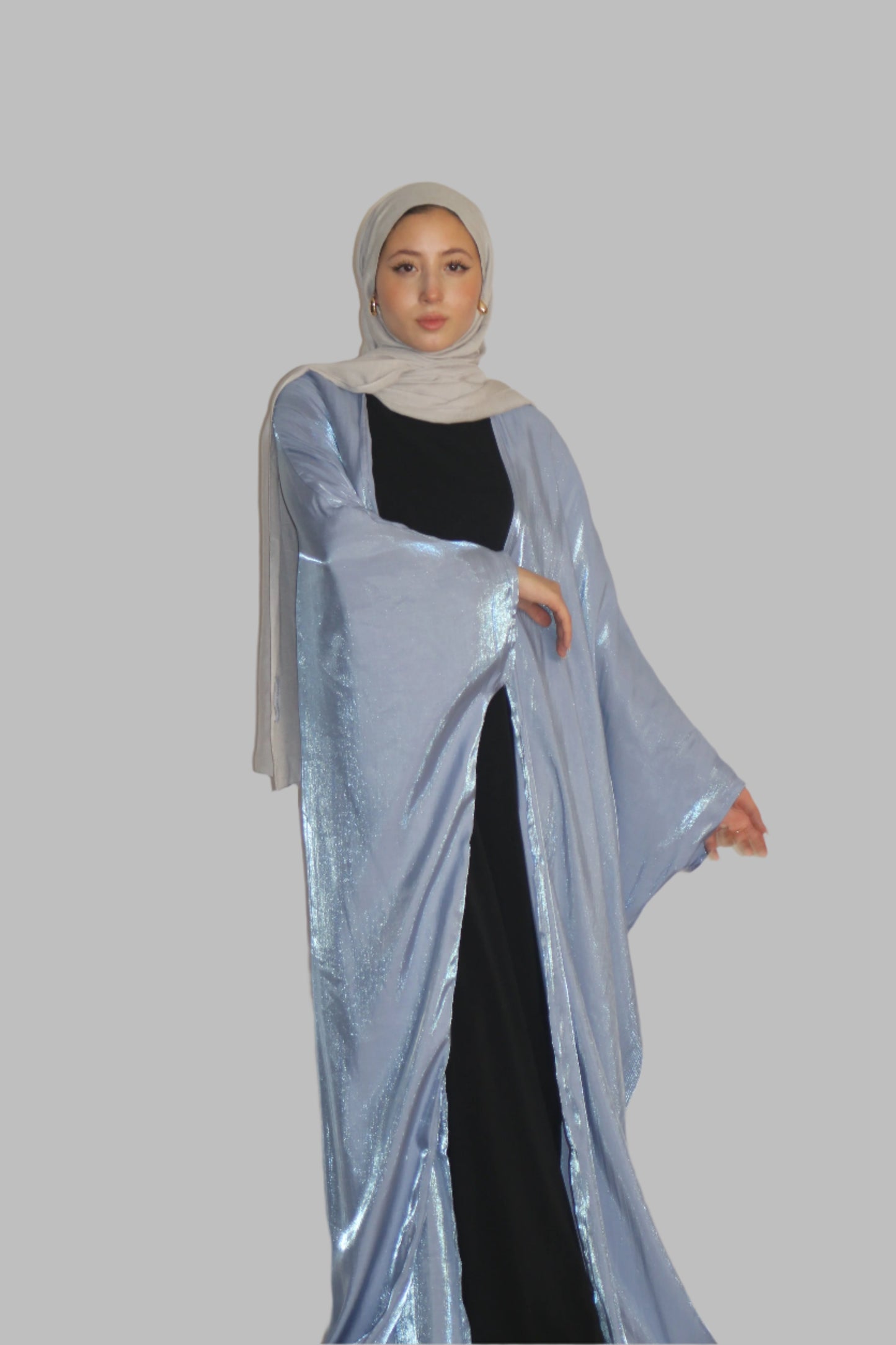 Shimmering Kimono Cape